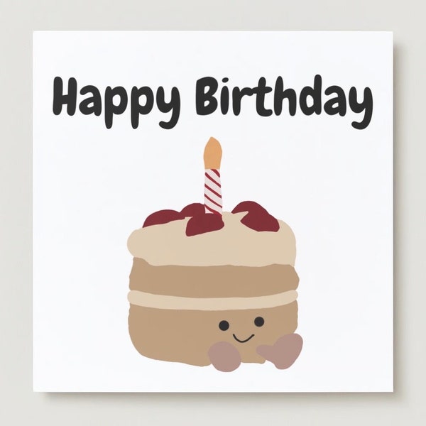 JellyCat Birthday card