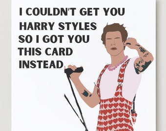 Harry Styles Card