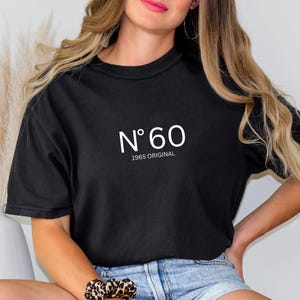 Geschenk zum 60 Geburtstag Shirt, Geburtstagsgeschenk, Geschenk Freundin T-Shirt, Geschenke für Frauen, Schwester Geschenk, 1965 vintage,
