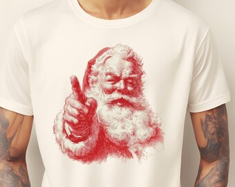 Santa Claus shirt for men, cool Christmas, funny Christmas sweater, dad gift, gift idea Christmas gifts