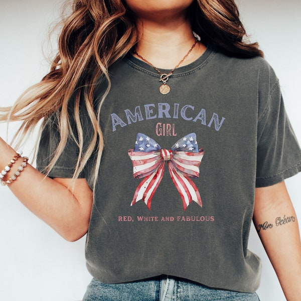USA shirt, Summer BBQ t-shirt, Red White and Blue, America Tee, Comfort Colors® Women's 4th of July, Fourth of July Shirt T-Shirt, 1776 Tee