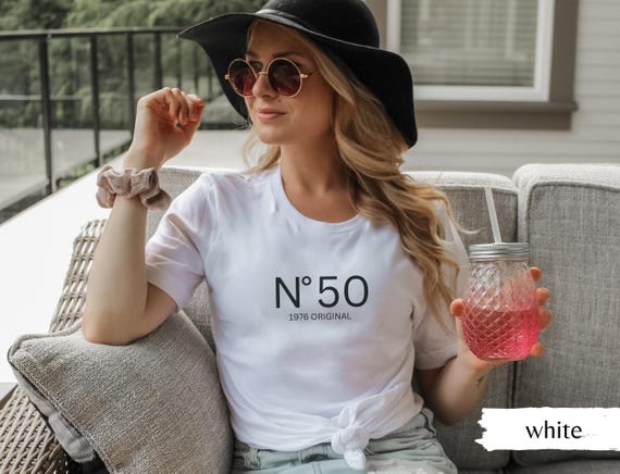 Geschenk zum 50 Geburtstag Shirt, Geburtstagsgeschenk, Geschenk Freundin T-Shirt, Geschenke für Frauen, Schwester Geschenk, 1976 vintage,