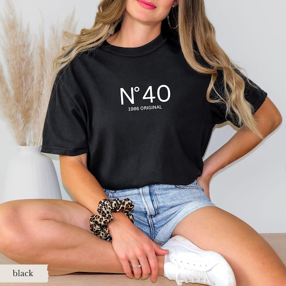 Geschenk zum 40 Geburtstag Shirt, Geburtstagsgeschenk, Geschenk Freundin T-Shirt, Geschenke für Frauen, Schwester Geschenk, 1986 vintage,