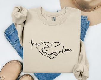 Sweter dla psa True Love. Sweter dla mamy psa, koszula, mama psa, prezent dla miłośnika psów, bluza z kapturem dla psa, sweter damski, jamnik