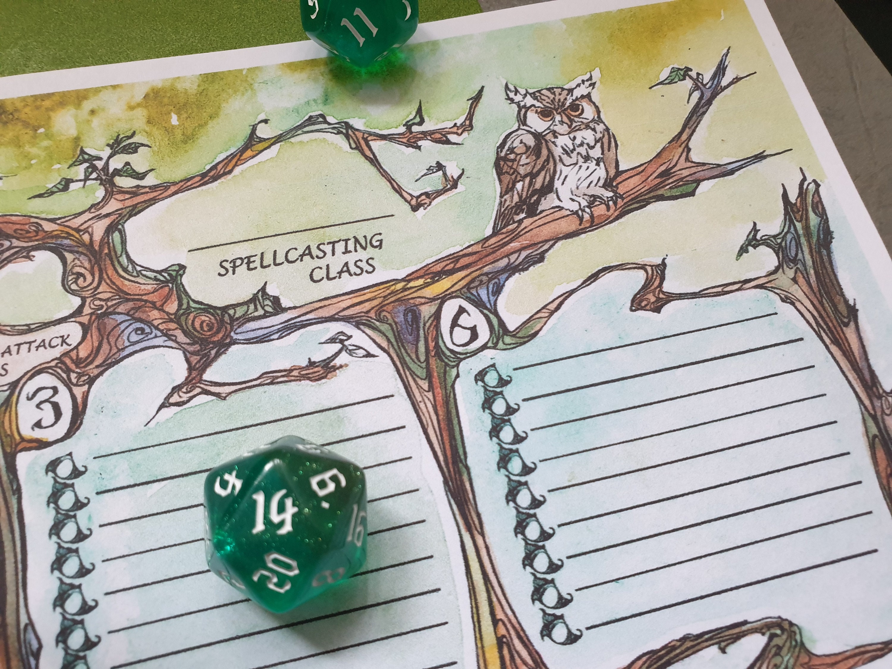 Dnd 5e Druid Character Sheet / Fillable PDF Digital Download / Dungeon ...