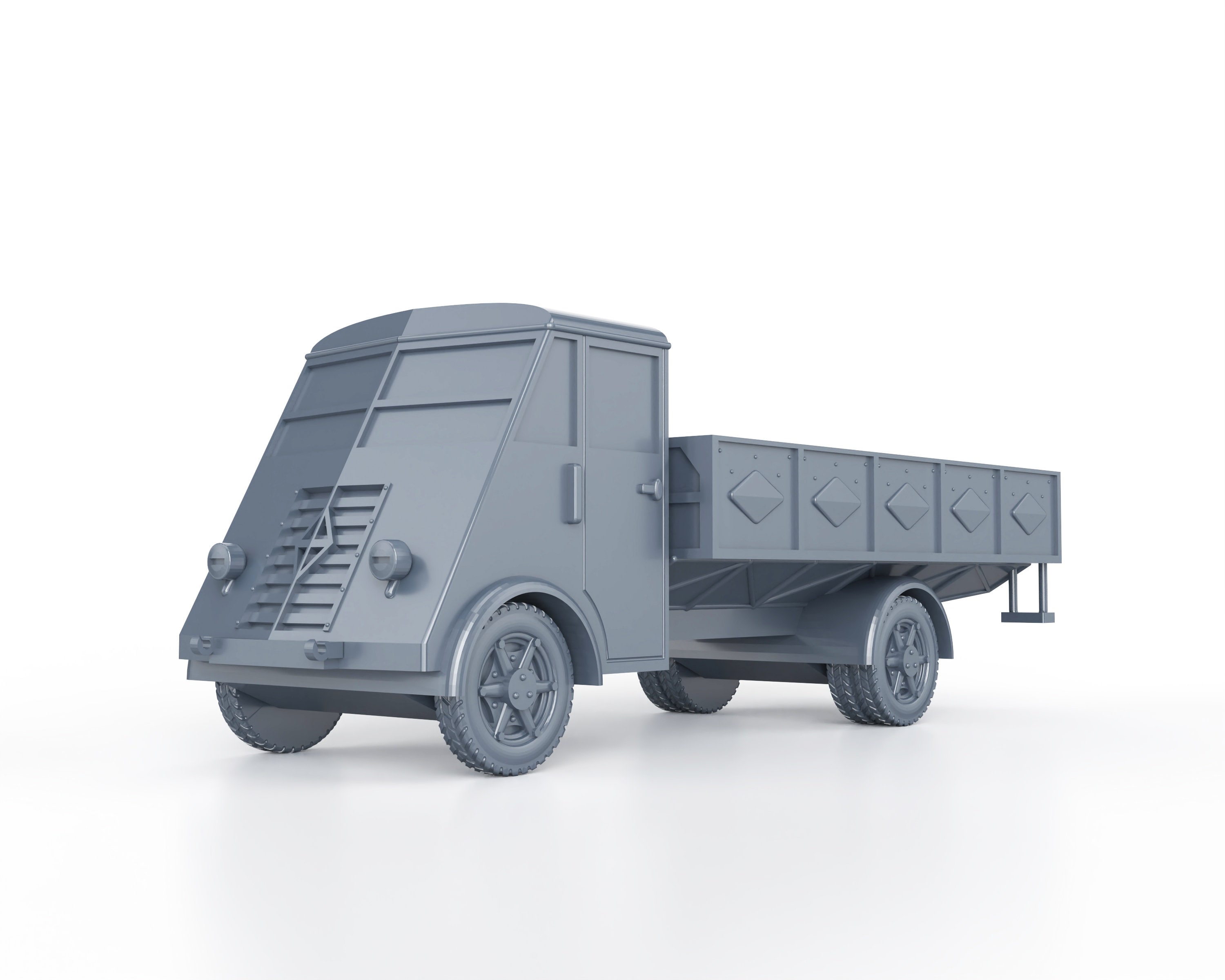WWII French Camion Renault 3.5t Truck AHN 1/100 15mm 1/87 Ho 1/72 20mm 1/56 28mm miniatures figures model wargame
