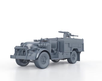 WWII Britse Chevrolet WD 30 cwt lrdg auto 1/100 15mm 1/87 Ho 1/72 20mm 1/56 28mm miniaturen cijfers model wargame