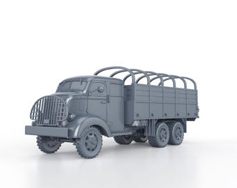WWII US Chevrolet AFWX354 Utility Truck - 1/100 15mm 1/87 HO 1/72 20mm 1/56 28mm 1/48 1/35 scale miniatures figures model wargame
