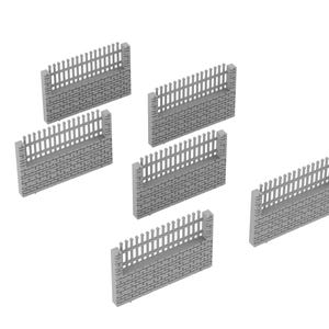 Dutch Fences Set 2 (6pcs) Market Garden - WWIIed05 - 1/56 28mm 1/72 20mm HO 1/100 15mm wargame bolt action chain of command terrain 3d Fow