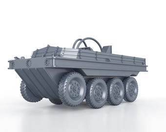 WWII Britse Terrapin (amfibievoertuig) 1/100 15mm 1/87 Ho 1/72 20mm 1/56 28mm miniaturen cijfers model wargame