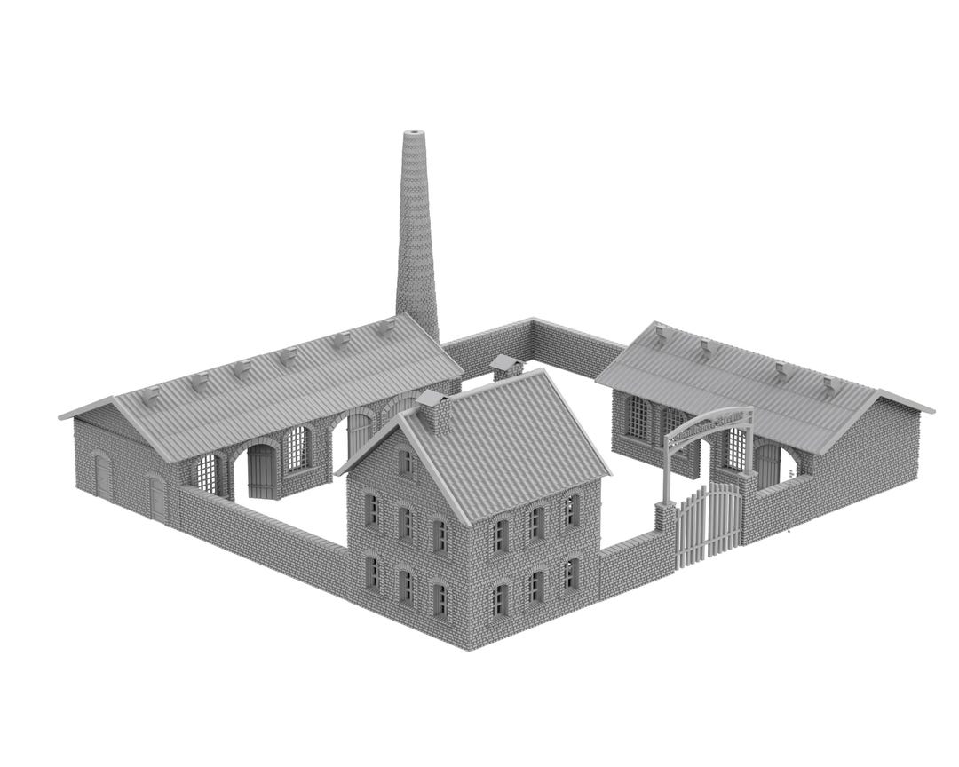 MAISON DE VILLAGE BOUTIQUE - R - 3D Terrain FOW Bolt Action