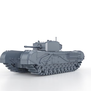 WWII British Churchill Mk III IV A22 1/100 15mm 1/87 Ho 1/72 20mm 1/56 28mm miniatures figures model wargame