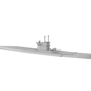 U-Boot U-Boat TEDESCO Kriegsmarine WWIIed01 wargame wargaming bolt action catena di comando terreno stampa 3d 28mm 1/87 15mm Flames of War Fow