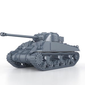 Figuras en miniatura de la Segunda Guerra Mundial, Sherman británico Firefly (M4A4 VC), 1/100, 15mm, 1/87 Ho, 1/72, 20mm, 1/56, 28mm, modelo de juego de guerra