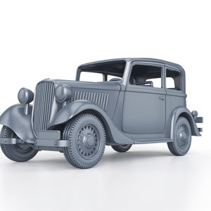 WWII ITALIAN - Fiat 508 C Balilla - 1/100 15mm 1/87 Ho 1/72 20mm 1/56 28mm 1/48 miniatures figures scale model wargame