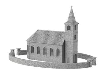 MEDIUM HOUSE B MAISON MOYENNE - 3D PRINTED Décor Wargame Terrain