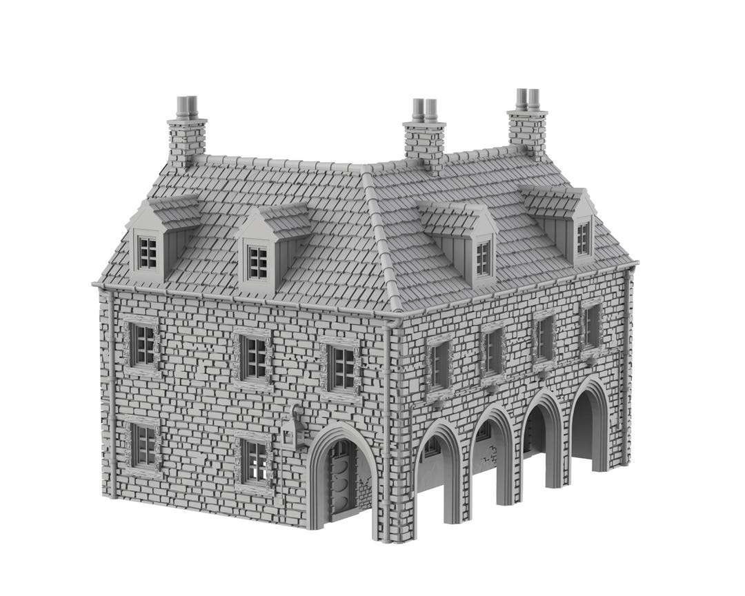 GRANDE GARE BV SUR QUAI - 3D Terrain FOW Bolt Action WARGAME WWII05