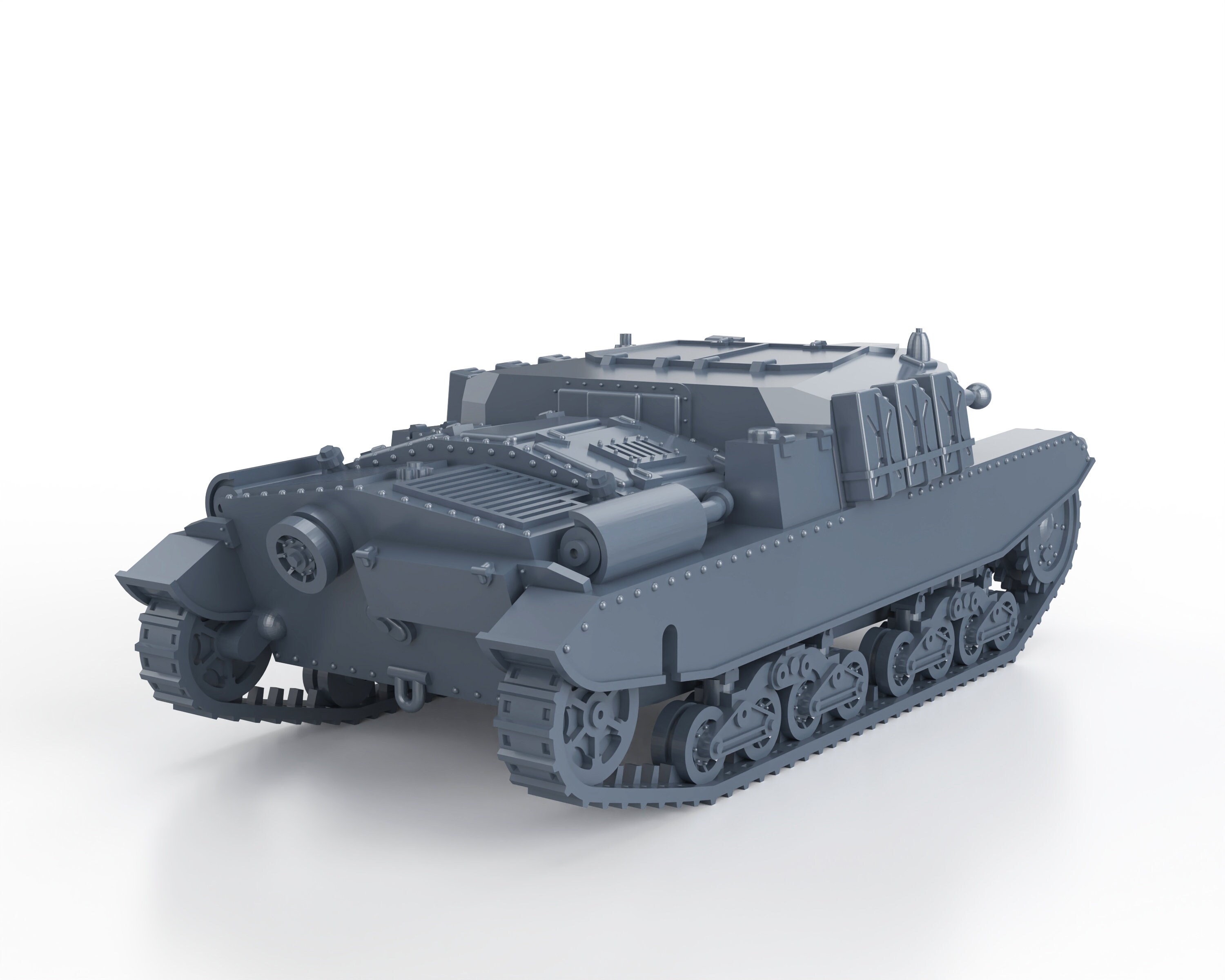 第二次世界大戦 イタリア - セモベンテ M43 da 105 25 - 1/100 15mm 1