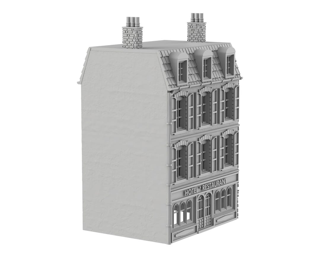 MAISON DE VILLAGE C-R - 3D Terrain FOW Bolt Action WARGAME WWII05