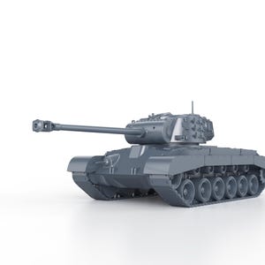 WWII US M26 Pershing - 1/100 15mm 1/87 Ho 1/72 20mm 1/56 28mm 1/48 1/35 scale miniatures figures model wargame