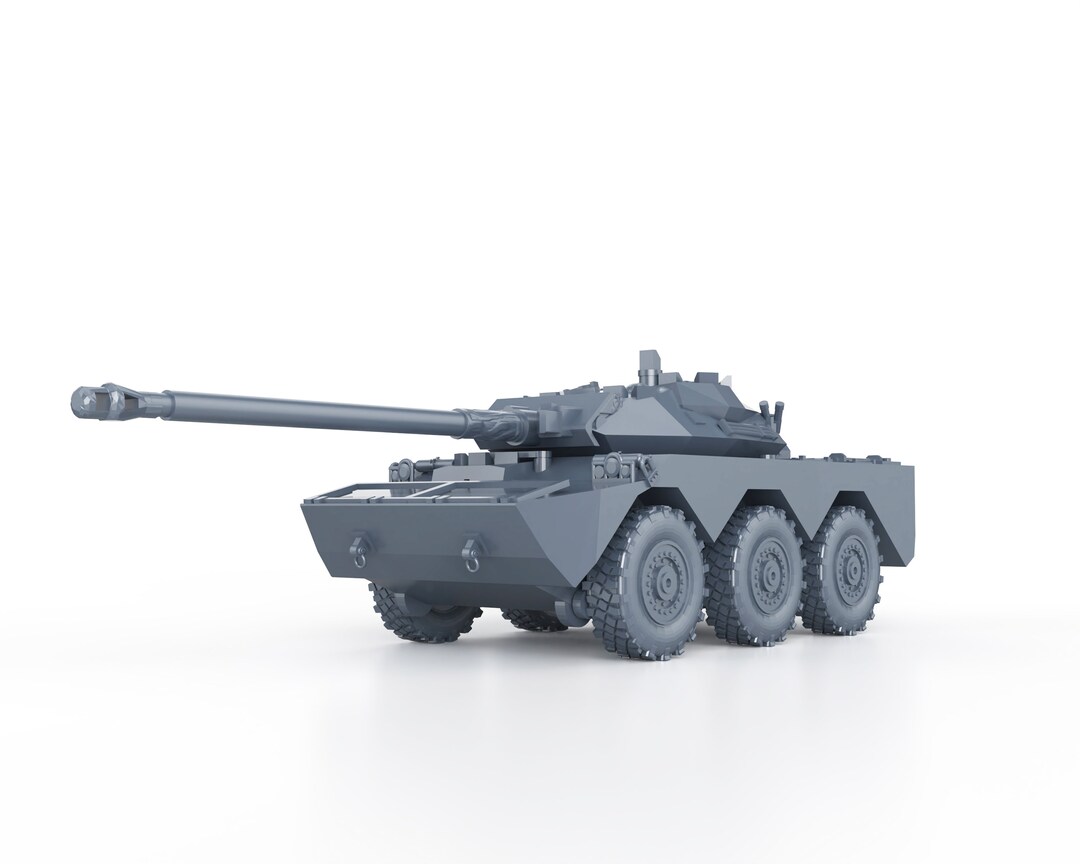 French MODERN - Amx 10rc - 1/100 15mm 1/87 Ho 1/72 20mm 1/56 28mm