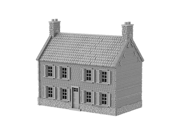 Décor Wargame 3D – Ferme Quatre Bras A, Waterloo, Impression Napoléonienne