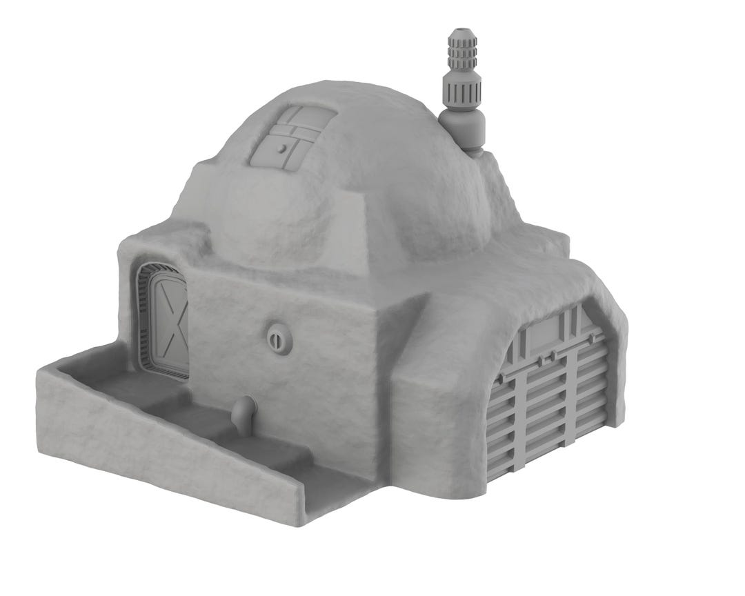 Sci Fi Desert House B SWL Wargame Terrain Decor Saga the Star Wars ...