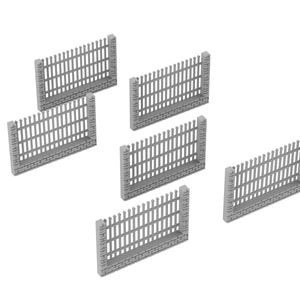 Dutch Fences Set 4 (6pces) Market Garden - WWIIed05 - 1/56 28mm 1/72 20mm HO 1/100 15mm wargame bolt action chain of command terrain 3d Fow
