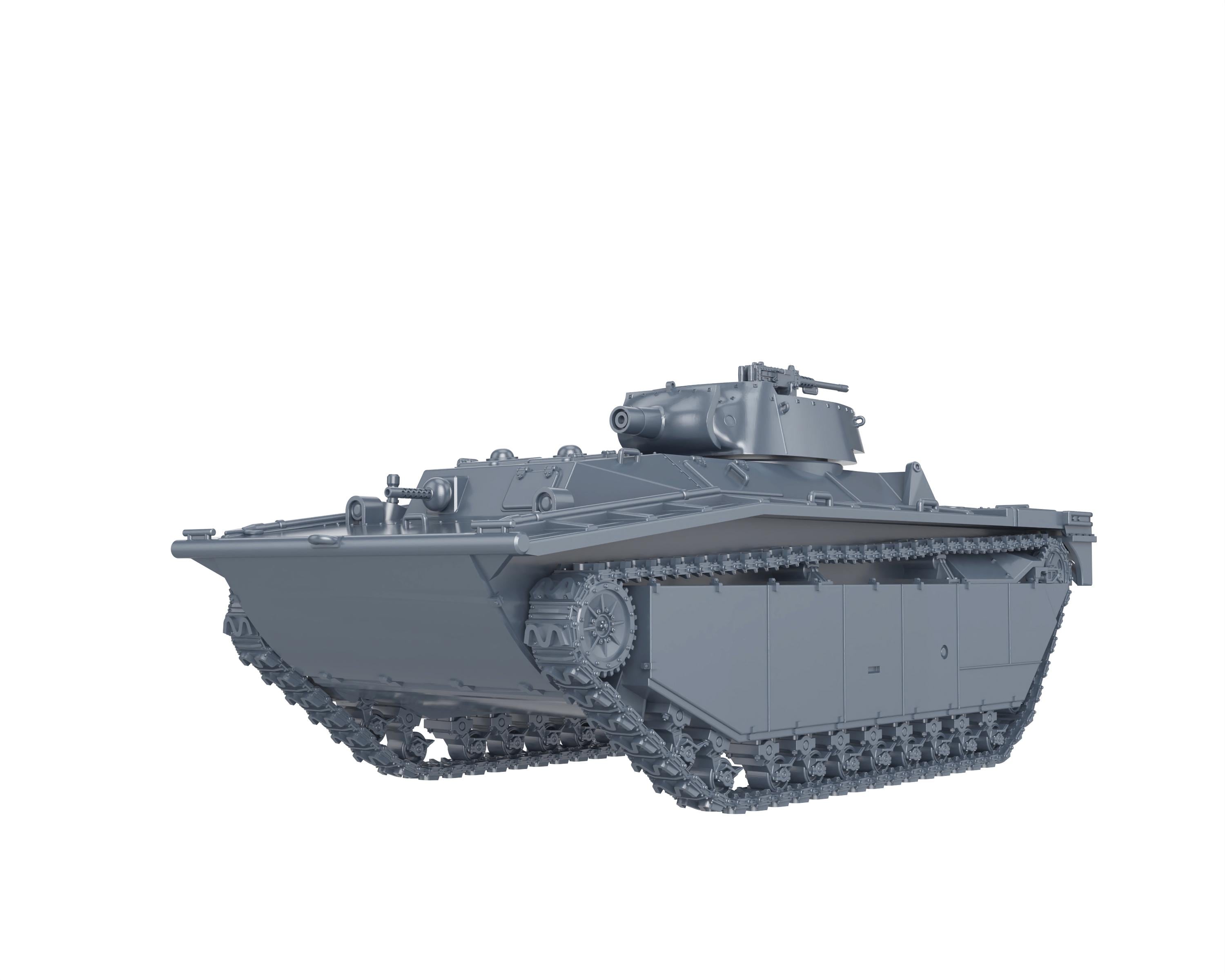水陸両用強襲車両LVT-4ミリタリー　ヴィンテージ　転写紙　転写シート 美術品・アンティーク・コレクション 水陸両用強襲車両LVT-4ミリタリー