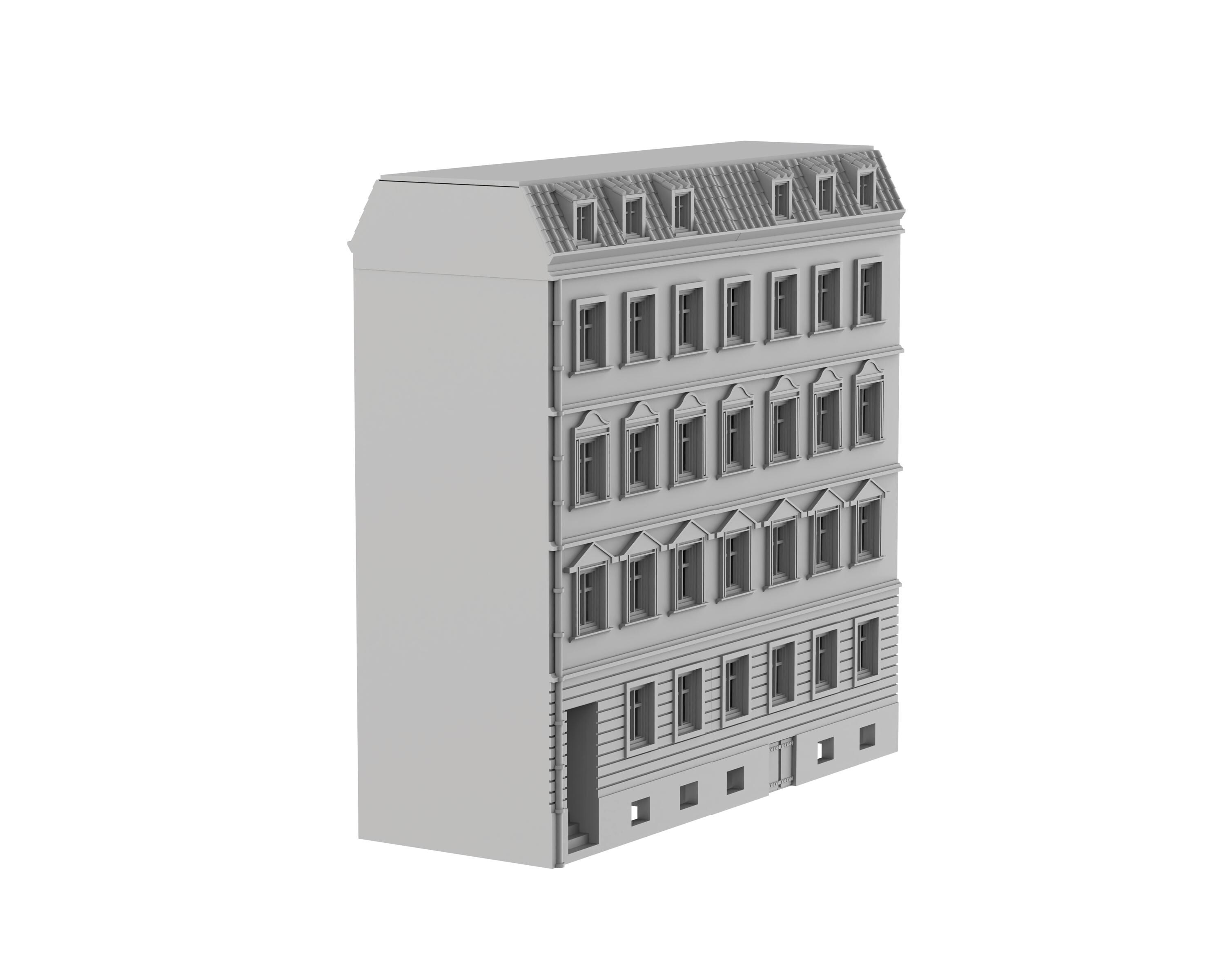 Grande église Allemande 3D Print - Terrain Wargame Bolt Action WWII - Neuf