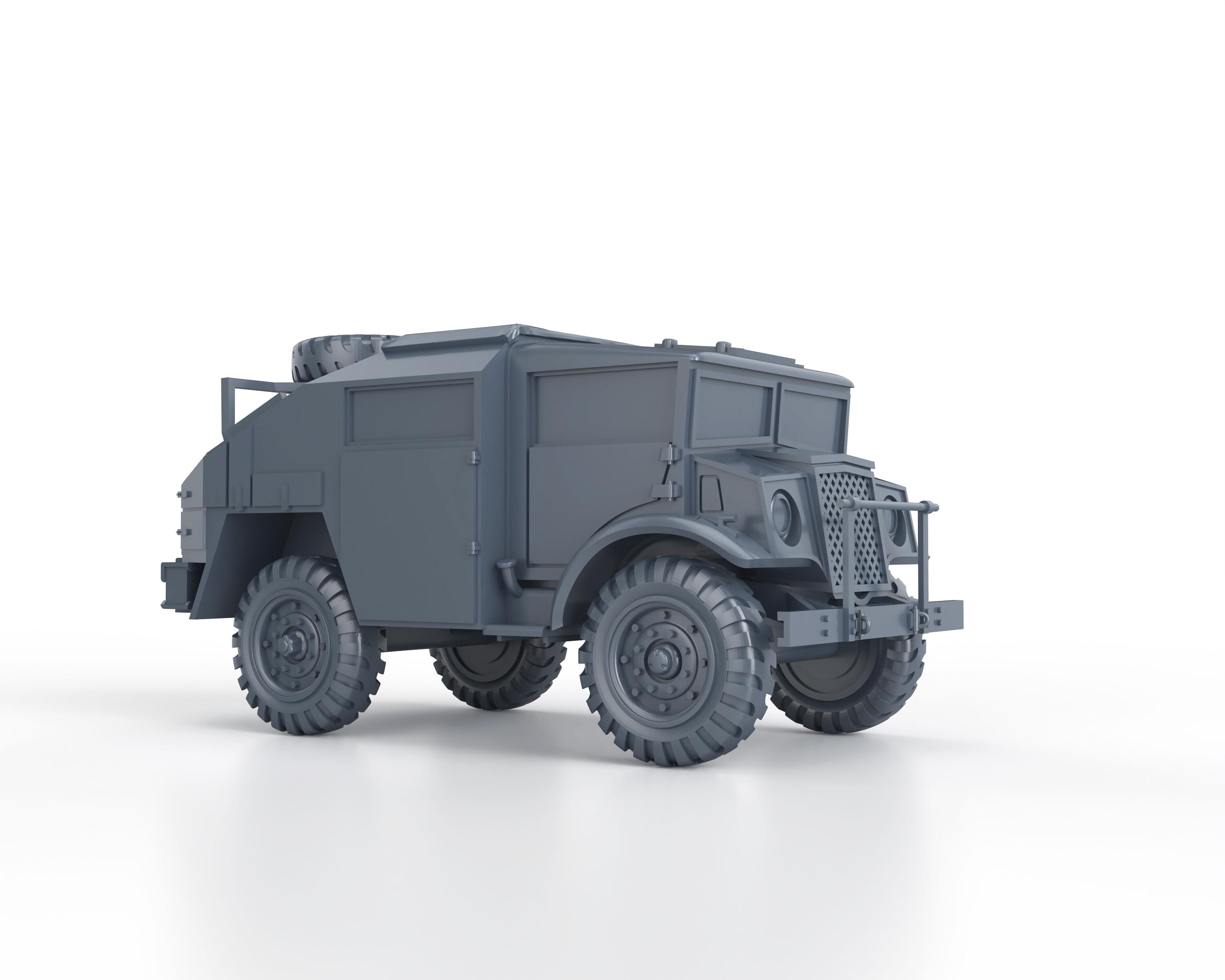 Modèle 3D Résine Praga RND WWII - Échelle 1/48 à 1/100 - WargameZone - Historique - Neuf