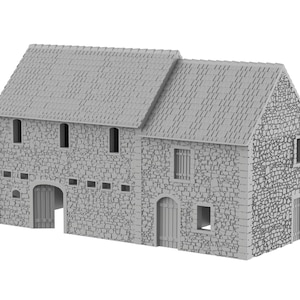 GRANGE 02 LA FIERE - 17-WWIIED04 - wwii wargame bolt action chain of command terrain 3d printed Flames of War