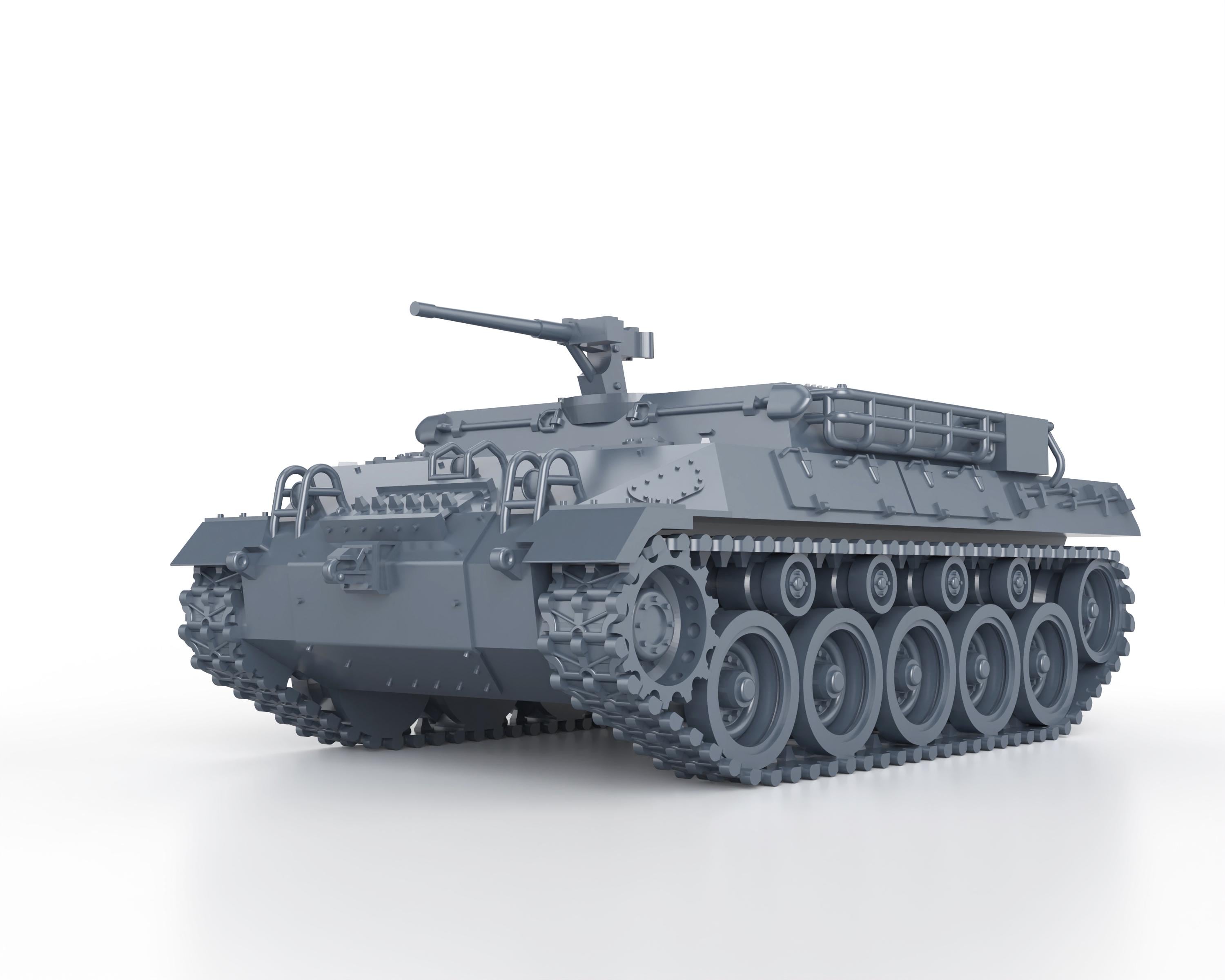 WWII US M39 Armored Utility Vehicle - 1/100 15mm 1/87 Ho 1/72 20mm