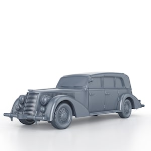 WWII ITALIAN - FIAT 2800 Torpedo (solid) - 1/100 15mm 1/87 Ho 1/72 20mm 1/56 28mm 1/48 miniatures figures scale model wargame