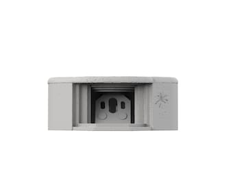 DUITSE BUNKERS Kazemat 155mm - NorV1 WOII Normandië oorlogsspel wargaming grendelactie commandostructuur terrein 3D geprint 28mm 20mm 15mm