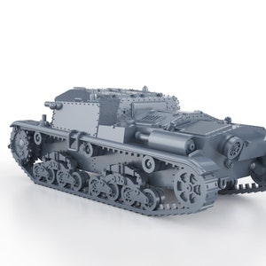 Flames Of War – Semovente Italiano M42 75L34 – Scala 1/100 (15mm) – Wolverine3D – Spedizione Gratuita - Foto 4
