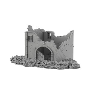 4 Murs Pour Villa Blanche – Décoration Train Miniature HO 1/87 – Échelle 1/87, époque IV – Neuf