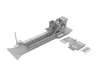 PEGASUS Bridge Kit WWII Wargame Terrein Decor Diorama Netwerk FoW Ba Bg Team Yankee 1/100 15mm 1/87 ho 1/72 20mm 28mm dday anniversary