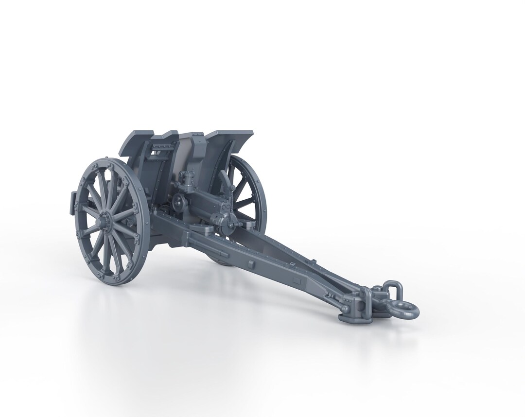 Italienische Kanone 75 27 Mod 1911 (Transport) – Maßstab 1:100, 15 mm ...