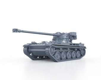 Frans MODERN - amx 13 105mm - 1/100 15mm 1/87 Ho 1/72 20mm 1/56 28mm miniaturen figuren model oorlogsspel
