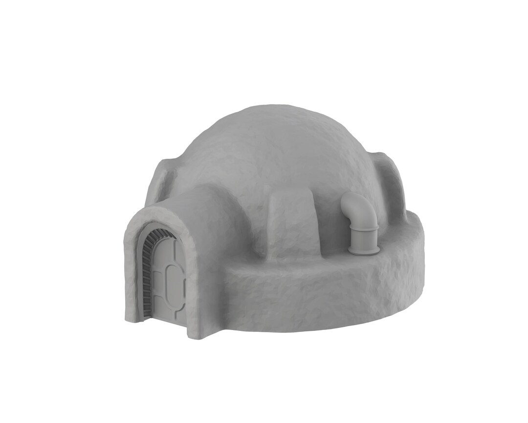 Sci Fi Small Desert House - SWL Wargame Terrain Decor Saga the Star ...