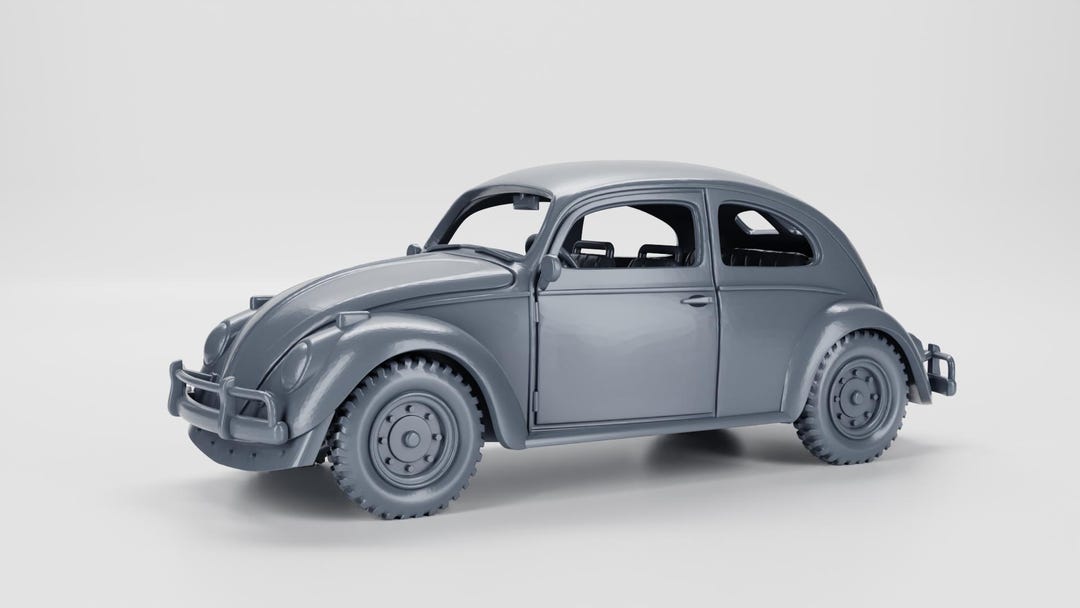 WWII GERMAN Car - Volkswagen Typ 82E Kdfwagen Beetle (hollow) - 1