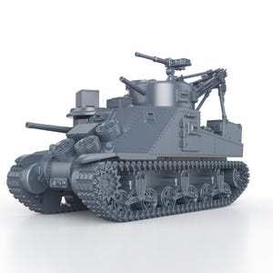 第二次世界大戦 アメリカ戦車 - シャーマン M4A1 (76) - 1/100 15mm 1