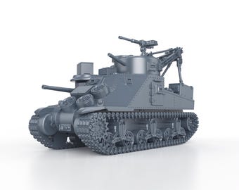 WWII US M31 ARV - 1/100 15mm 1/87 Ho 1/72 20mm 1/56 28mm 1/48 1/35 scale miniatures figures model wargame