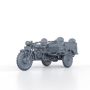 Modèle 3D Imprimé Pansarvarnskanonvagn Suédois WWII - Échelles 1/48, 1/56, 1/72, 1/87 - WargameZone