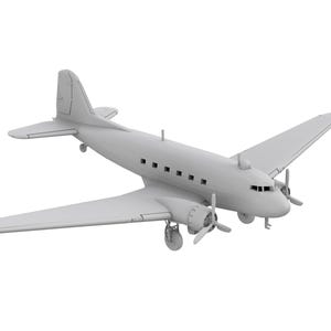 DOUGLAS SKYTRAIN DC3 C47 WWIIed01 Normandie wargame wargaming bolt action chain of command terrain 3d printed dday Fow Flames of War