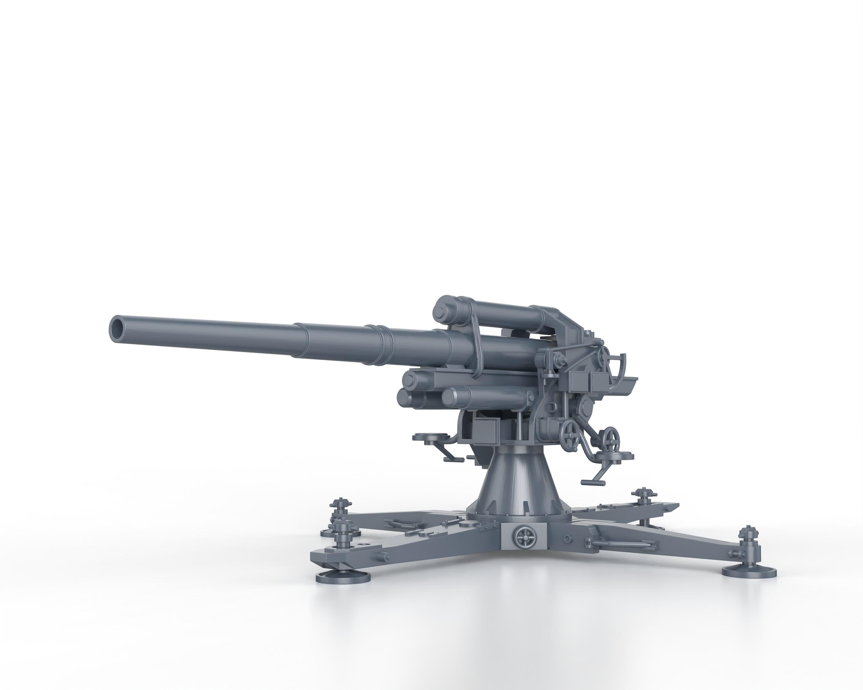 第二次世界大戦ドイツ軍 - 8.8cm FLAK 18（クロスノーシールド） - 1
