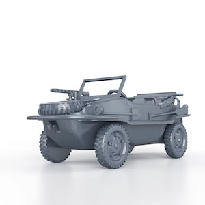 第二次世界大戦ドイツ VW タイプ 166 シュビムワーゲン 1/100 15 ミリメートル 1/87 Ho 1/72 20 ミリメートル 1/56 28 ミリメートルミニチュアフィギュアモデルウォーゲーム
