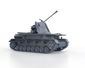 Char Panzer Flak 43 Möbelwagen 1/43 – Normandie 1944 – NEUF