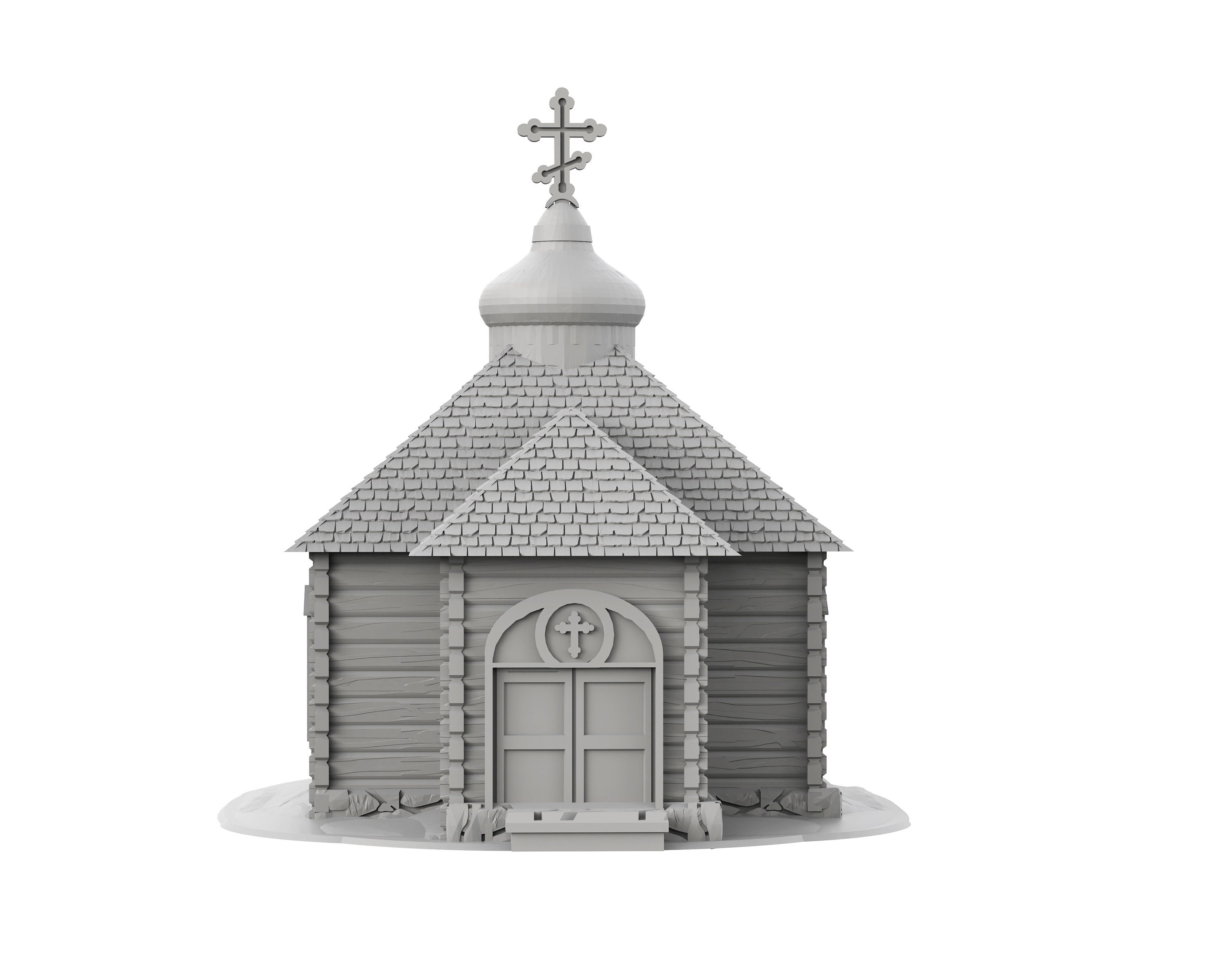 GRANDE EGLISE ALLEMANDE - 3D PRINTED Wargame Terrain Bolt